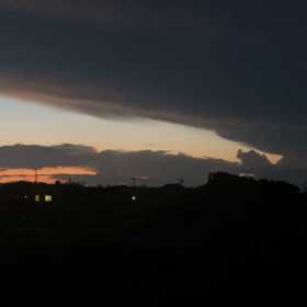 夜の海へ散歩の画像