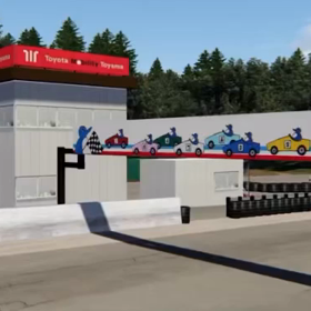 シミュレーターDEおわらサーキットの画像