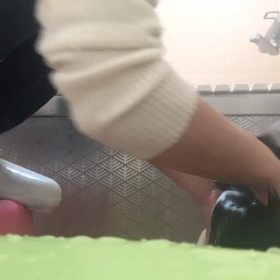 里親さま募集中の姫ちゃんもシャンプーの画像