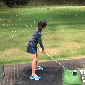 ハーフスイングの画像