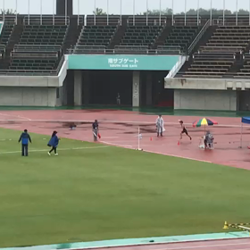 男子ジャベリックボール投げ③の画像