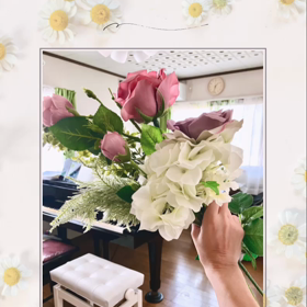 ♩レッスン室の模様替えの画像