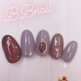 秋ネイルの画像