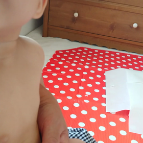 てっくんを呼べるようになった妹の画像