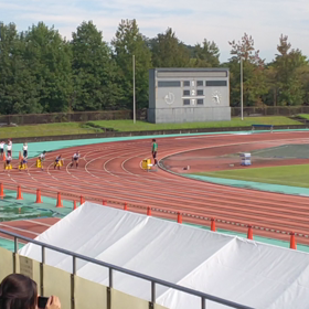 川越市民陸上 橋本彩花さん(６年女子100m)の画像