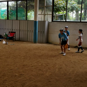 守備練習の画像