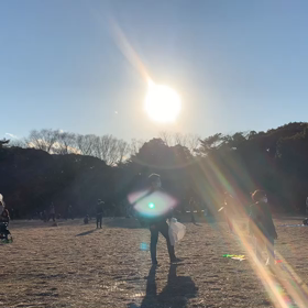 1月2日15わんこと2時間遠足　代々木公園表参道の画像