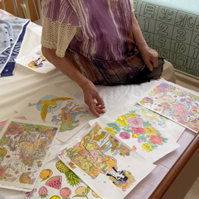 塗り絵コレクションの画像