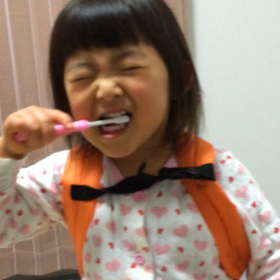 歯磨きタイム。の画像