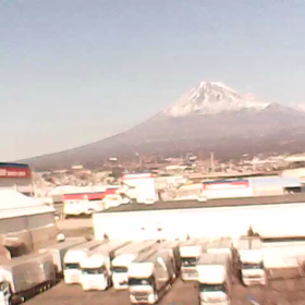 新幹線からの富士山の画像
