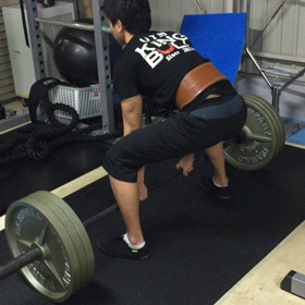 デッドリフト！フォーム確認(^з^)-☆の画像