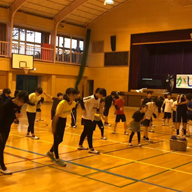 川越小練習 準備運動②の画像