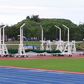 女子リレー(バックストレート側から)の画像