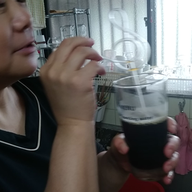 可愛いストローで、コーヒーのギャップの画像