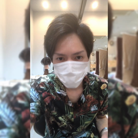 アップバングスタイリング！の画像