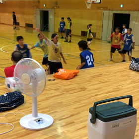 今日のバスケ練習(20190725)の画像