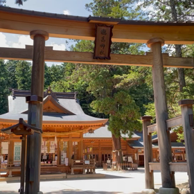 夏の穂高神社の画像