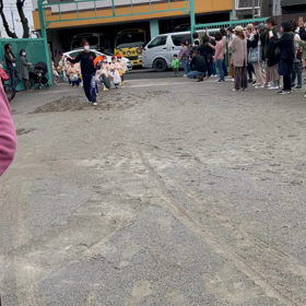 芋ほりから帰園の画像