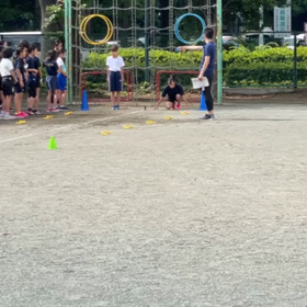 100m記録会(６年生 スタート付近)⑥の画像