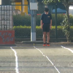 男子リレー選考会（ゴール付近）⑦の画像