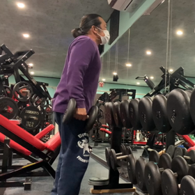 ダンベル シュラッグの画像