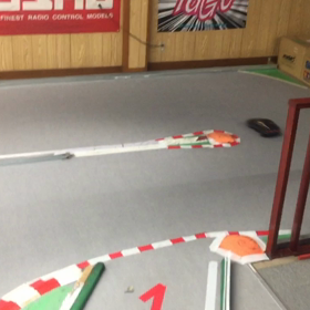 Mシャーシ練習中の画像