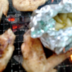 山本家炭火焼きにんにくオイル動画の画像
