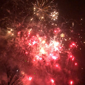 雪の中から明けましておめでとうございますの画像