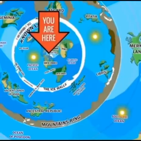 フラットアース　thedailyrabbitの画像