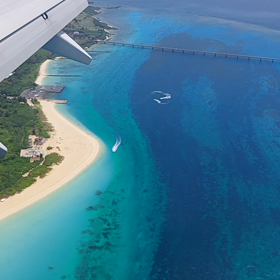 着陸その2　宮古島上空の画像