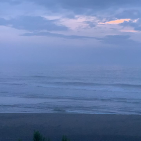 7月19日千葉北、東浪見の朝の波の 画像