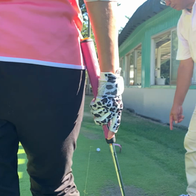 hanさんとパッティング練習！の画像