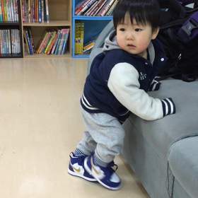 靴履いて歩けるようになったよの画像