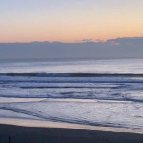 11月7日千葉北、東浪見の朝の波の画像