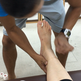 テーピング講習会の画像