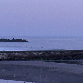 5月26日千葉北、東浪見の朝の波の画像