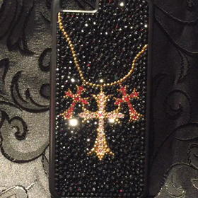 クロスネックレス風iPhone6sカバー♪の画像