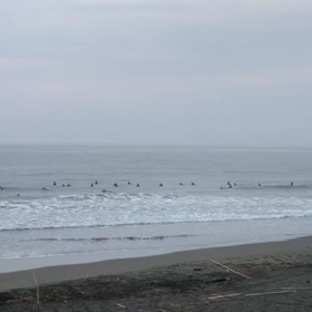 5月30日千葉北、東浪見の朝の波の画像
