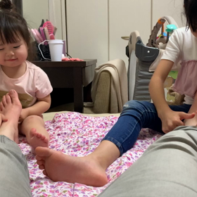 足のマッサージの画像