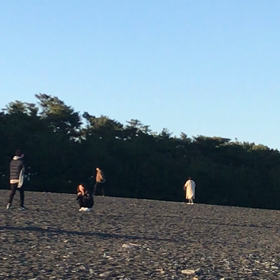 2/23は富士山の日。三保の松原からの画像