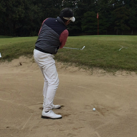 バンカーショット❗️の画像