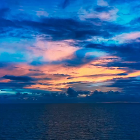 きれいな夕焼けの画像