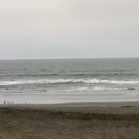 9月5日千葉北、東浪見の朝の波の画像