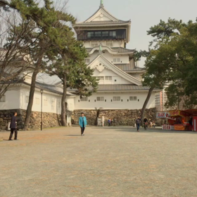 小倉城でワープしてみたの画像