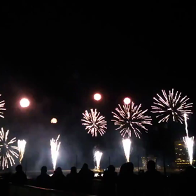 昨日の花火の画像