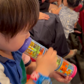 バイオリンの真似〜の画像