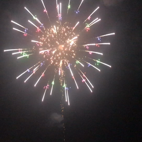 冬の花火の画像