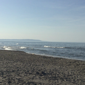 小清水原生花園 から見たオホーツク海の画像