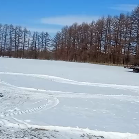 DF03　自作雪上サーキットの画像