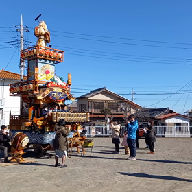 山車のお披露目の画像